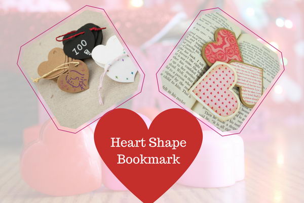 Heart Shape Bookmark 